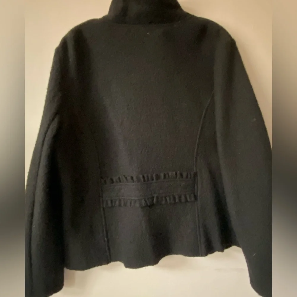 Black Jacket - 100% Boiled Wool - Joseph A - Picture 3 of 4